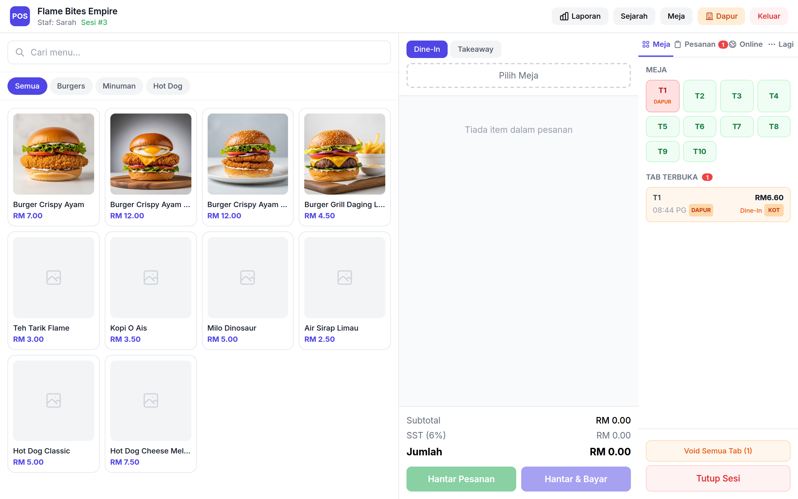 POS & Sistem Restoran